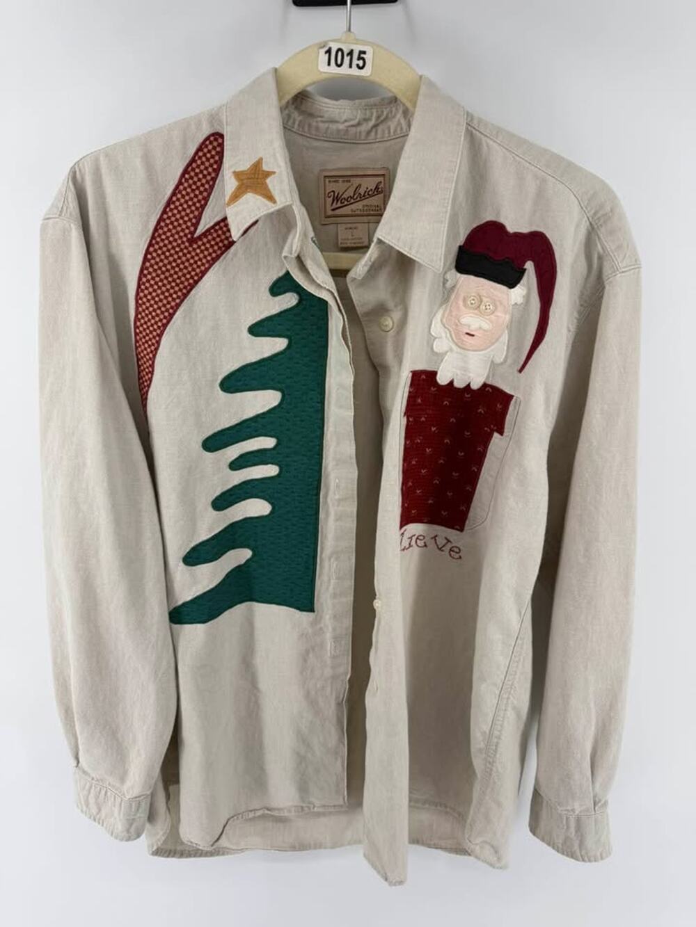 Woolrich Holiday Vintage Novelty Button Up Shirt Grannycore Cottagecore